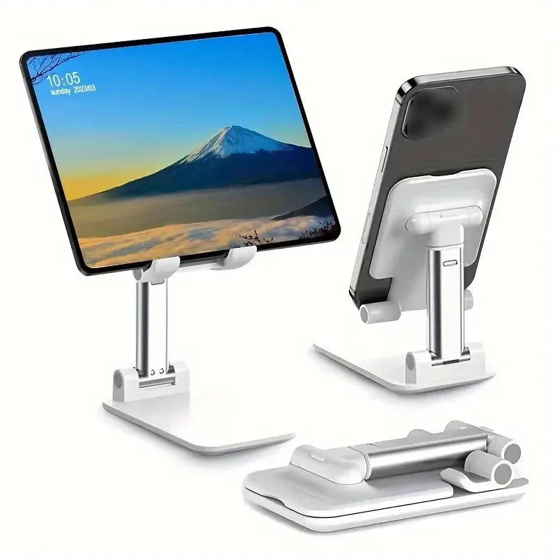 Adjustable Foldable Phone Stand for Desk, Bed & Travel